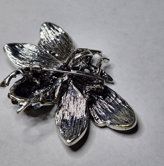 Betsey Johnson Bumblebee Rhinestone Pin Pendant Combo - Picture 5 of 5